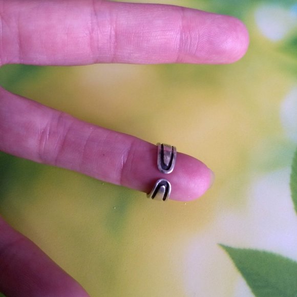 vintage 90s adjustable stamped sterling silver toe ring 🎈HOST PICK🎈 - Picture 2 of 4